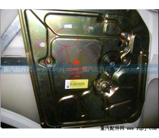 WG1642330004,右玻璃升降器总成（豪沃）,济南驰纳重型汽车进出口贸易有限公司
