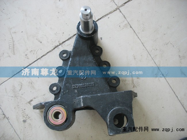 DZ9118526023,陕汽德龙F3000前钢板左后支架,济南尊龙(原天盛)陕汽配件销售有限公司
