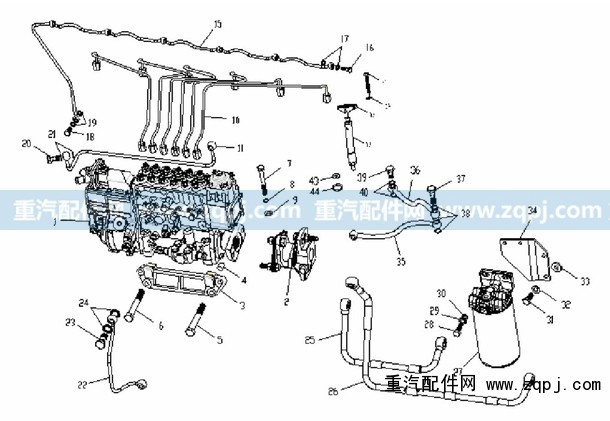 VG1500019005,喷油泵托架,济南驰纳重型汽车进出口贸易有限公司