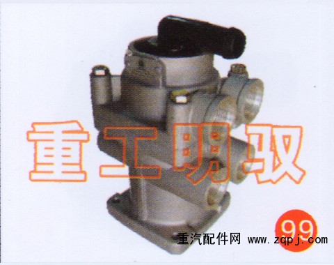 WG9000360502/2,制动总阀(10款) 大孔,山东陆安明驭汽车零部件有限公司