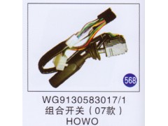 WG9130583017/1,组合开关(07款),济南重工明水汽车配件有限公司