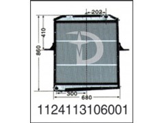 1124113106001,散热器,济南鼎鑫汽车散热器有限公司