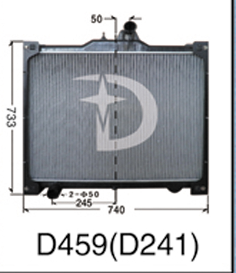 D459(D241),散热器,济南鼎鑫汽车散热器有限公司