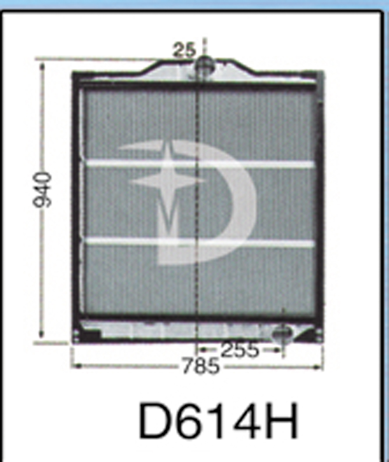 D614H,散热器,济南鼎鑫汽车散热器有限公司