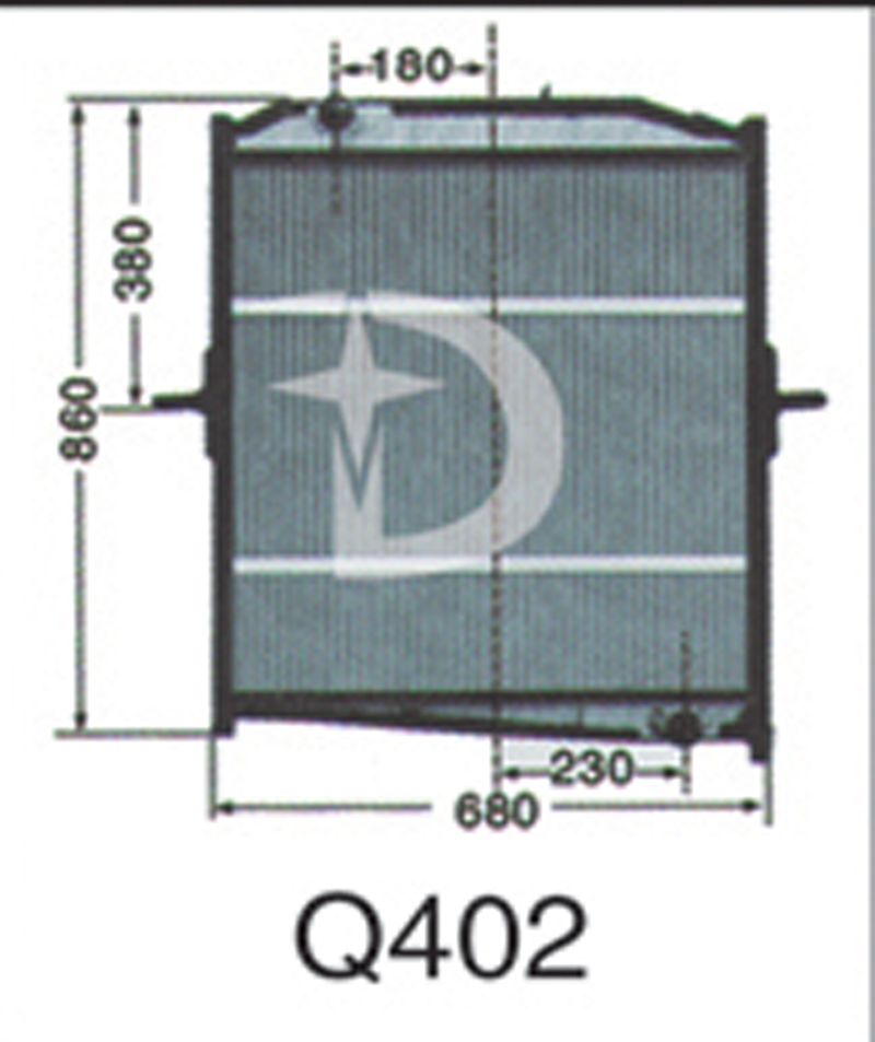Q402,散热器,济南鼎鑫汽车散热器有限公司