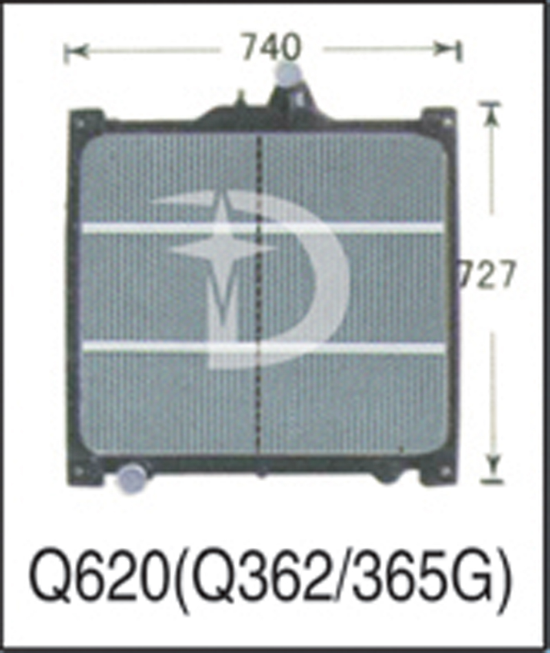 Q620(Q362  365G),散热器,济南鼎鑫汽车散热器有限公司