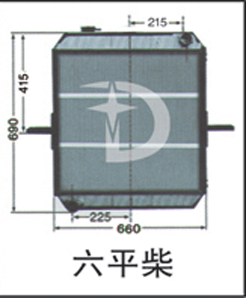 六平柴,散热器,济南鼎鑫汽车散热器有限公司