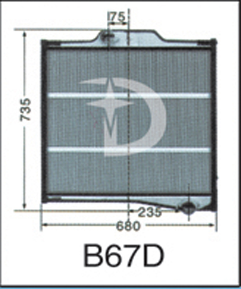 B67D,散热器,济南鼎鑫汽车散热器有限公司