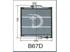 B67D,散热器,济南鼎鑫汽车散热器有限公司