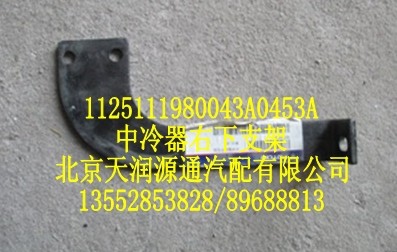 中冷器上下支架/1125111980043A0453A
