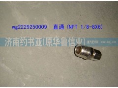 WG2229250009,直通(NPT1/8-8X6),济南约书亚汽车配件有限公司（原华鲁信业）