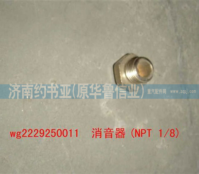 WG2229250011,消音器(NPT1/8),济南约书亚汽车配件有限公司（原华鲁信业）