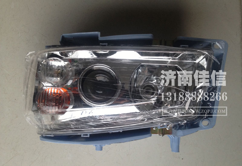 WG9719720002,右前照灯总成,济南同驰汽车配件有限公司