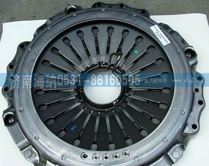 AZ9114160010,离合器压盘 Φ430 膜片拉式大孔,济南海纳汽配有限公司