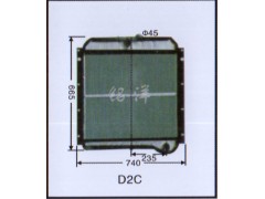 ,水箱 D2C,济南铭洋汽车散热器有限公司