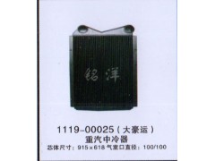 ,中冷器  1119-00025  大豪运,济南铭洋汽车散热器有限公司