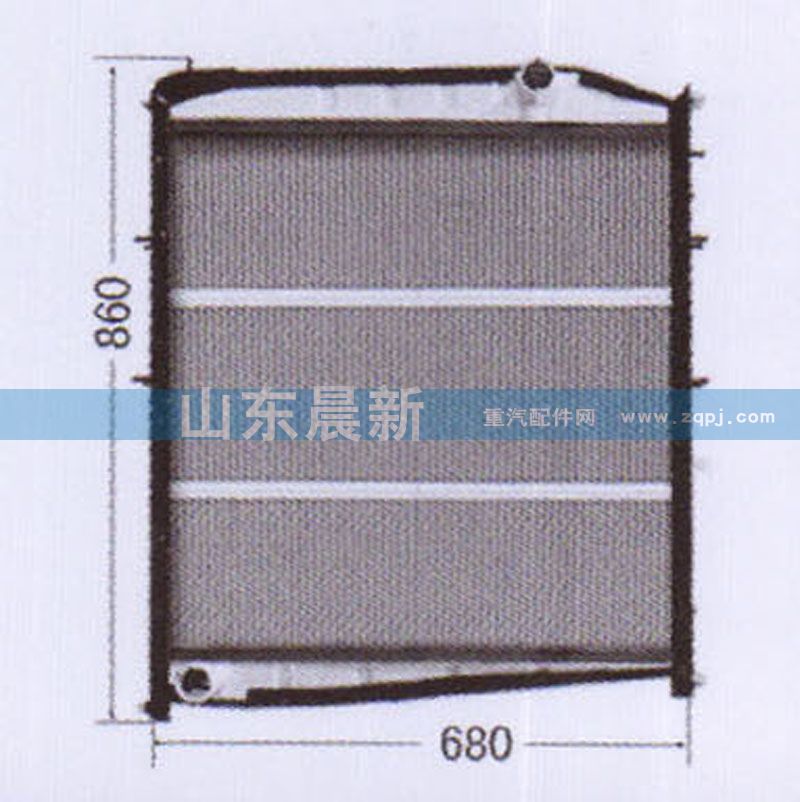DZ9112532888 散热器水箱 重汽/DZ9112532888