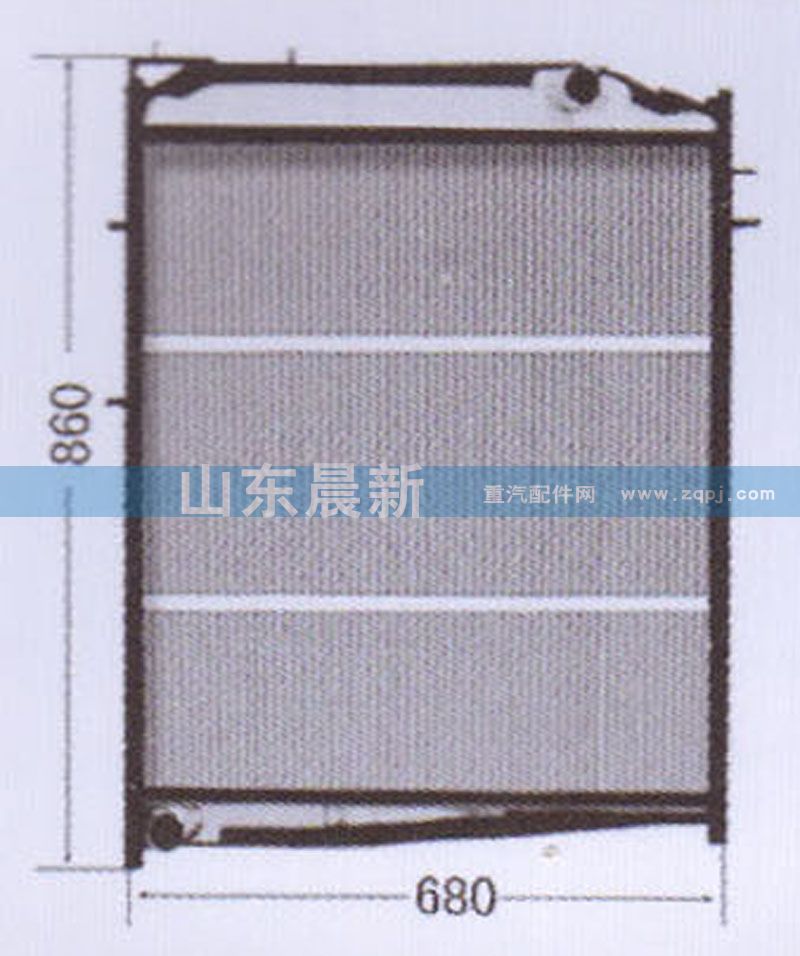 WG9625530323,散热器水箱,济南科宇汽车配件有限公司
