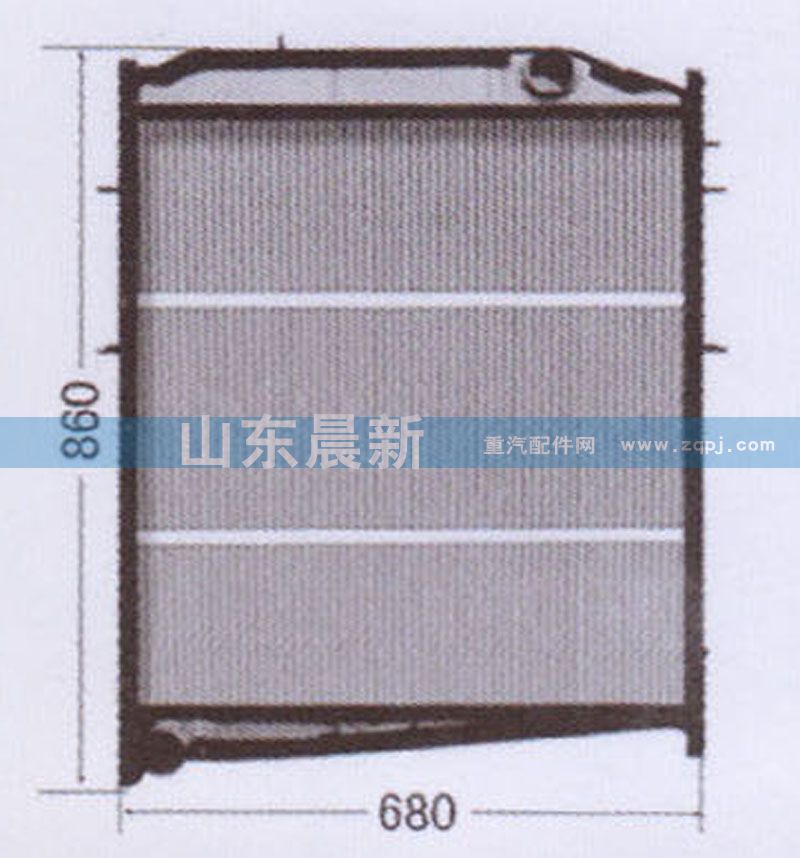 WG9625531323,散热器水箱,济南科宇汽车配件有限公司