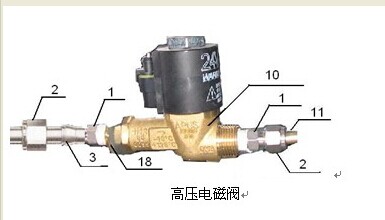 天然气发动机高压电磁阀WG9116550114/WG9116550114