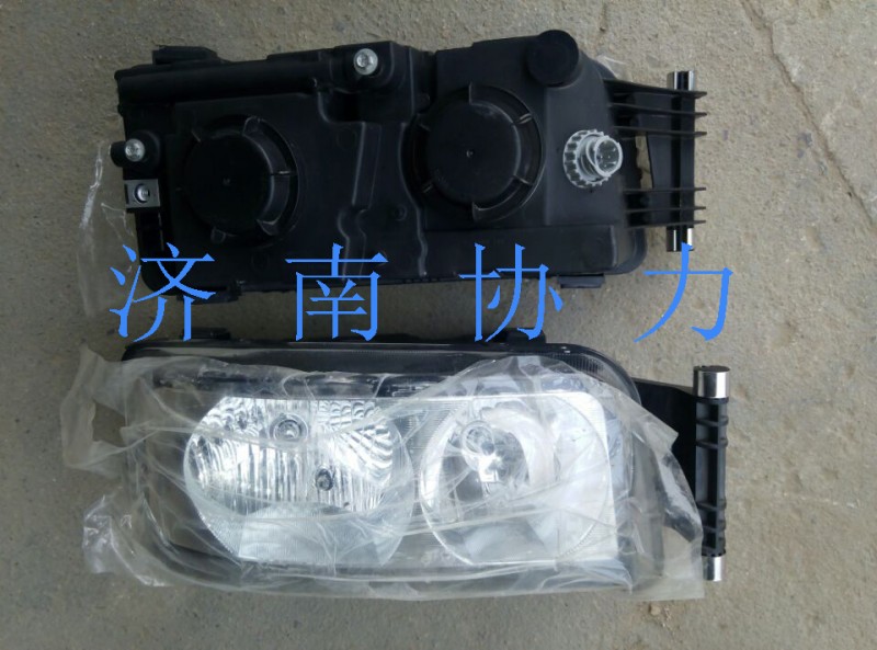 811W25101-6001,前照灯总成(左/金属保险杠),济南明钜汽车配件有限公司（原济南协力）