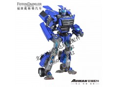 FH4505010005A0R,福田欧曼正品配件欧曼GTL车门金刚人贴纸车门侧机器人标识蓝色,北京鸿运远达欧曼配件公司