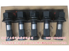 WG9100410212-23粗,玉环航强豪沃盘式滚花前轮胎螺丝,山东巨鼎物资有限公司