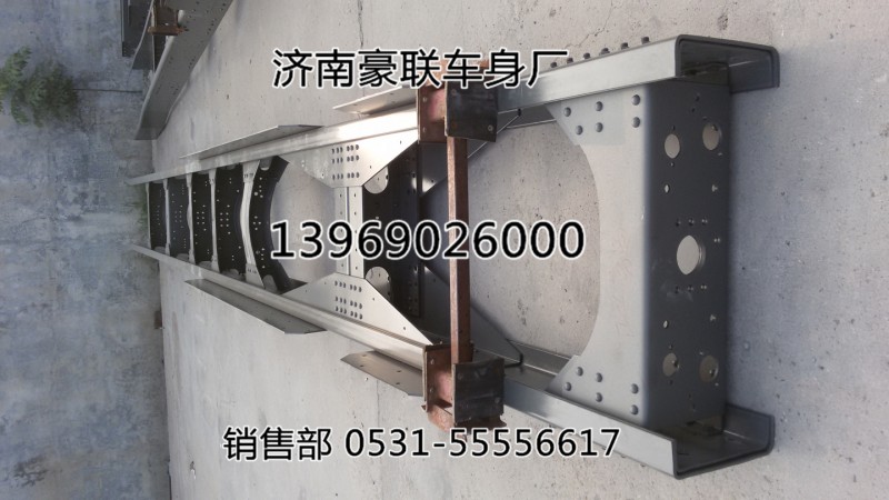 德龙F3000牵引车车架总成大架子订做二梁总成,车架总德龙F3000牵引车车架总成大架子订做二梁总成,山东豪联车身制造厂