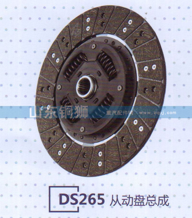 ,DS265从动盘总成,山东铜狮汽车零部件有限公司