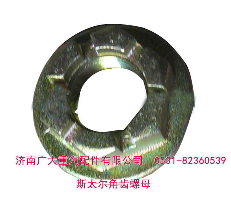 179000320013,斯太尔角齿螺母 贯通轴螺母,济南鑫巨鼎汽车配件有限公司