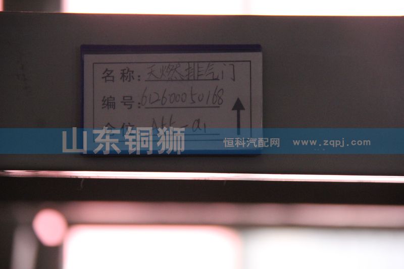 612600050168,天然排气门,山东铜狮汽车零部件有限公司