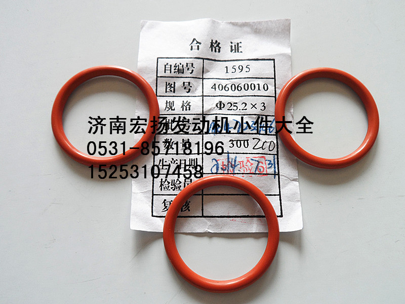 406060010,欧II喷油器铜套密封圈,济南耀顺汽车配件有限公司（重汽、潍柴发动机小件专卖）