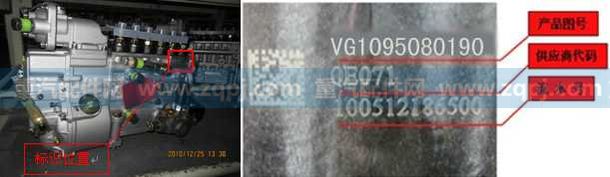 VG1095080190高压油泵/VG1095080190