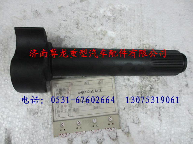 81.50301.0223,陕汽汉德车桥制动凸轮轴左,济南尊龙(原天盛)陕汽配件销售有限公司