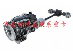 TGA TGS TGM TGX T5G T7H,发动机连接后桥图,济南泉联重卡欧系配件销售中心