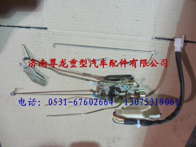 PW10G/61150000,陕汽德龙M3000左电动门锁及操纵机构总成,济南尊龙(原天盛)陕汽配件销售有限公司