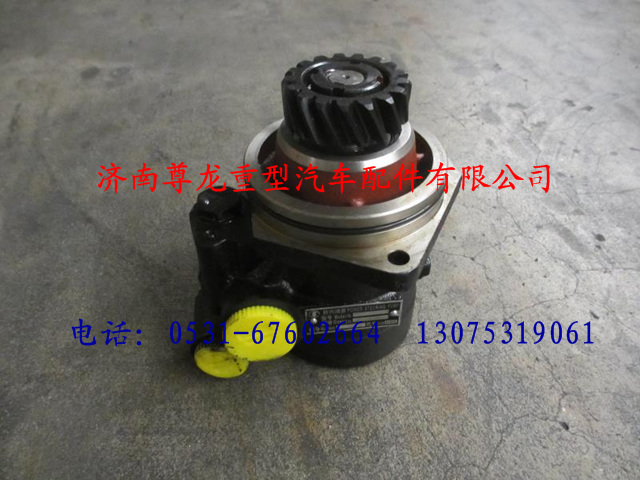 DZ9100130037,陕汽德龙转向油泵,济南尊龙(原天盛)陕汽配件销售有限公司