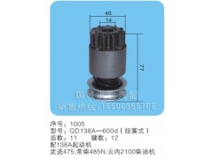 QD138A-600d(序号1005),马达齿轮,聊城市洪岩汽车电器有限公司