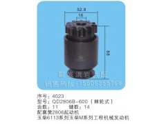 QD2806B-600(序号4023),马达齿轮,聊城市洪岩汽车电器有限公司
