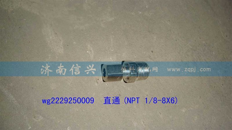 WG2229250009,直通(NPT 1、8-8X6),济南信兴汽车配件贸易有限公司