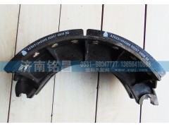 WG9231342070,豪沃09款11款后制动蹄总成（14孔）,济南铭昌汽车配件有限公司
