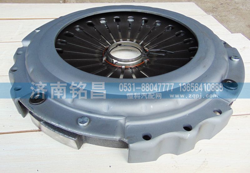 WG9725160110,离合器压盘总成430拉式小口,济南铭昌汽车配件有限公司