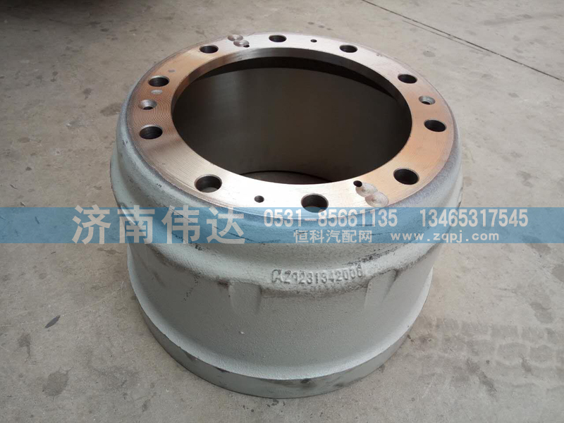 豪沃09款后制动鼓AZ9231342006图1