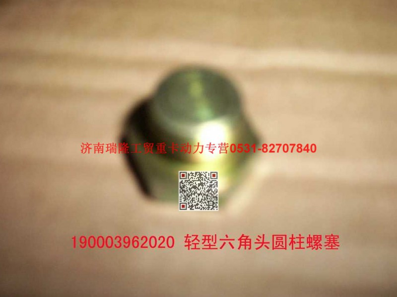 90003962020,六角头螺栓,济南瑞隆工贸重卡动力专营
