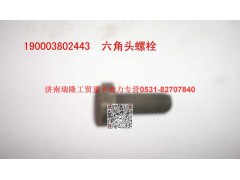 90003802443,六角头螺栓,济南瑞隆工贸重卡动力专营