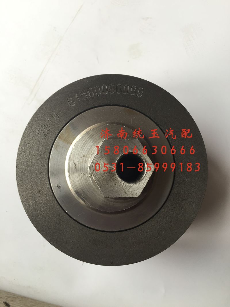 61560060069,潍柴WD615欧二发动机三槽偏心涨紧轮总成, 济南鲁柴动力商贸有限公司