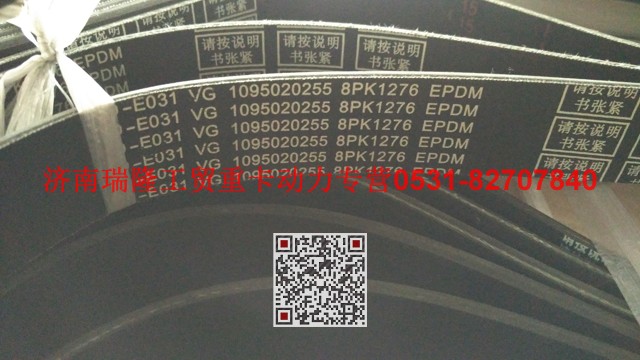 VG1069020255,多楔带皮带,济南瑞隆工贸重卡动力专营