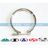 WG9925530022双缸中冷器卡箍图1