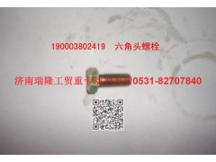 190003802419,六角头螺栓,济南瑞隆工贸重卡动力专营