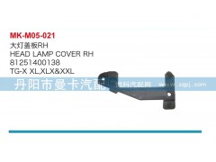 81251400138,81251400139,大灯盖板,丹阳市曼卡汽车部件有限公司